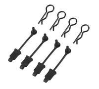 JYYTERD Accesorios coches RC per ARRMA 1/7 per Mojave per Limitless 1/8 rc Car 4 Pezzi Clip di Fissaggio Corpo Gomma Guscio Fibbia Fissa Blocco AR390178