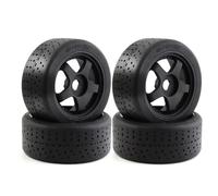 JYYTERD Accesorios coches RC per Arrma per Felony per Limitless 1/7 rc Car Upgrade Accessori Parti 4 Pezzi 5-Spoke 100x42mm Pneumatico(Black)