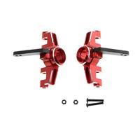 JYYTERD Accesorios coches RC per Arrma per Kraton per Outcast 1/10 1/8 rc Car Upgrade Parts Accessories Blocco Sterzo Anteriore Lega di Alluminio(Red)