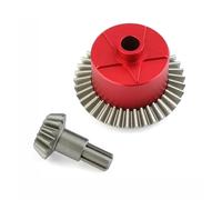 JYYTERD Accesorios coches RC per ARRMA per KRATON per VORTEKS per Senton 1/8 1/10 RC Ricambi Auto Accessori Set di Ingranaggi Differenziali Anteriori E Posteriori(Red)