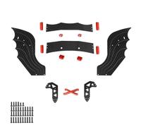 JYYTERD Accesorios coches RC per ARRMA per Limitless 1/7 rc Car Upgrade Parts 1 Set Spoiler Posteriore Regolabile Fibra di Carbonio(Red)
