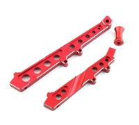 JYYTERD Accesorios coches RC per ARRMA per Limitless V1 per Infraction 6S per Accessori per Ricambi Auto per BLX 1/7 RC 2 Pezzi Metallo Anteriore E Posteriore per Supporto del Telaio(Red)