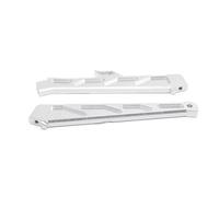 JYYTERD Accesorios coches RC per ARRMA per Mojave per BLX 1/7 rc Car Upgrade Parts Accessori 2 Pezzi Metallo Anteriore E Posteriore per Rinforzo Telaio(White)