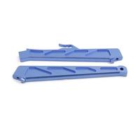 JYYTERD Accesorios coches RC per ARRMA per Mojave per BLX 1/7 rc Car Upgrade Parts Accessori 2 Pezzi Metallo Anteriore E Posteriore per Rinforzo Telaio(Blue)