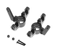 JYYTERD Accesorios coches RC per Arrma per Mojave per Kraton per Outcast per BLX 1/8 1/10 RC Auto Aggiornamento Parti Metallo Sterzo Blocchi(Black)