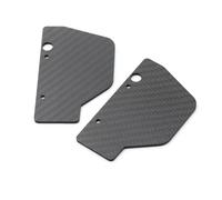 JYYTERD Accesorios coches RC per ARRMA per Mojave rc Car Upgrade Parts Accessories Parafango con Braccio di Sospensione Fibra Carbonio