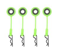 JYYTERD Accesorios coches RC per ARRMA per Senton per Granite per Typhon per Traxxas 1/10 4 Pezzi Gel di Silice Car Body Clip Fermo Borsette Fissa Fibbia Blocco(Green)