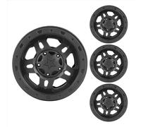 JYYTERD Accesorios coches RC per Axial per SCX10 per Wraith per Capra D90 1/10 RC Crawler Car 4 Pezzi di Plastica Beadlock 2. Mozzo Ruota Cerchioni