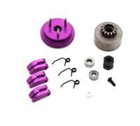 JYYTERD Accesorios coches RC per HSP per HPI 1/8 rc Car Cuscinetto Frizione Dado Molle Parti Lega di Alluminio Accessori 14T Ingranaggio Volano Gruppo(Purple)