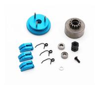 JYYTERD Accesorios coches RC per HSP per HPI 1/8 rc Car Cuscinetto Frizione Dado Molle Parti Lega di Alluminio Accessori 14T Ingranaggio Volano Gruppo(Blue)