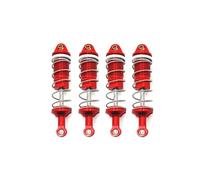 JYYTERD Accesorios coches RC per LC per Racing PTG-2 PTG-2R 1/10 rc Car Upgrade Accessori Parti Ammortizzatori Idraulici Anteriori E Posteriori Metallo(Red)