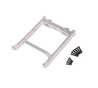 JYYTERD Accesorios coches RC per MN per MN128 MN86 G500 1/12 rc Car Upgrade Modifica Accessori Set di Fissaggio Paraurti Anteriore Lega Alluminio(Silver)