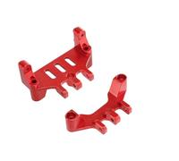 JYYTERD Accesorios coches RC per MN128 MN86 G500 Telecomando per Auto Metallo Anteriore E Posteriore Tirante per Sedile Timone Base Aggiornamento Pezzi di Ricambio(Red)