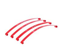 JYYTERD Accesorios coches RC per Super 4WD TF2 1/10 RC Auto Parti di Aggiornamento Accessori 4 Pezzi Ammortizzatore per ASSE Anteriore E Posteriore Acciaio Morbido per Molle A Balestra