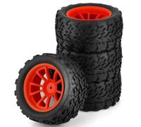 JYYTERD Accesorios coches RC per Traxxas per Arrma per Redcat per HSP 1/10 rc Car 4 Pezzi 118MM Pneumatico Ruota Inserto Schiuma 12 Mm Esagonale