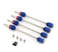 JYYTERD Accesorios coches RC per Traxxas per E-Revo per E-Maxx per T-Maxx per Revo 1/10 RC Parti di Automobili Metallo Acciaio Albero Trasmissione Anteriore E Posteriore ASSE
