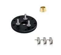 JYYTERD Accesorios coches RC per TRAXXAS per Nitro per Slash per Rustler rc Car Parts Accessories Set Campana Frizione Volano Metallo 4142 4146 3281(Black)