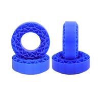 JYYTERD Accesorios coches RC per TRAXXAS per TRX4 TF2 GEN8 4 Pezzi da 1.9 "Pneumatici per Ruote Gel di Silice Inserto Gomma Schiuma 106x42mm per 1/10 RC Crawler Car(Blue)
