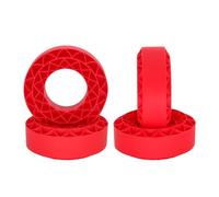 JYYTERD Accesorios coches RC per TRAXXAS per TRX4 TF2 GEN8 4 Pezzi da 1.9 "Pneumatici per Ruote Gel di Silice Inserto Gomma Schiuma 106x42mm per 1/10 RC Crawler Car(Red)