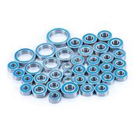 JYYTERD Accesorios coches RC per TRX4 per Bronco 1/10 RC Crawler Car Parts Accessori 39 Pezzi Kit Cuscinetto Sigillato Blu Mozzo Ruota ASSE