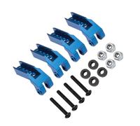 JYYTERD Accesorios coches RC per TRX4 per Defender 1/10 RC Crawler Car Upgrade Accessori Staffa Ammortizzatore Anteriore E Posteriore Regolabile Metallo(Blue)