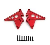 JYYTERD Accesorios coches RC per Trxs per Unlimited per Desert per UDR 1/7 rc Car Parts Accessori 2 Pezzi Supporti Ammortizzatori Posteriori Metallo Shock Tower 8538(Red)
