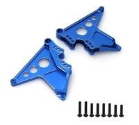 JYYTERD Accesorios coches RC per Trxs per Unlimited per Desert per UDR 1/7 rc Car Parts Accessori 2 Pezzi Supporti Ammortizzatori Posteriori Metallo Shock Tower 8538(Blue)