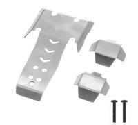 JYYTERD Accesorios coches RC per Vanquish H10 1/10 RC Crawler Car Upgrade Modifica Parti Accessori Piastra Paramotore Protettiva per ASSE Acciaio Inossidabile