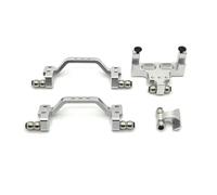JYYTERD Accesorios coches RC per WPL 1/16 C64 RC Parti di Auto Aggiornamento Metallo Anteriore E Posteriore Asta Trazione per Sedile Sterzo Fisso per(Silver)