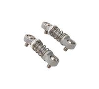 JYYTERD Ammortizzatori Auto RC per Mini-Q8 per Mini-Q9 1/28 RC Car Parts Accessories Metal Upgrade Modified External per Spring Ammortizzatore(Silver)
