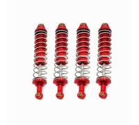 JYYTERD Ammortizzatori Auto RC per UD1201 UD1202 UD-12PRO 1/12 RC Auto Parti di Aggiornamento Accessori 4 Pezzi Ammortizzatore Ad Olio Metallo(Red)