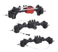 JYYTERD ASSE del Portale RC per TRX-4 6WD 1:10 RC Crawler Upgrade Differenziale Anteriore, Centrale E Posteriore, Assale A Portale con Blocco A T per Altezza da per Terra Elevata(Front Middle Rear)