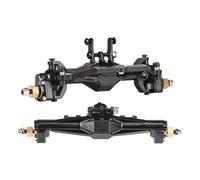 JYYTERD ASSE del Portale RC per TRX4-M per Defender per Bronco 1/18 RC Crawler High Trail per Telaio Assale Anteriore Posteriore Colore Ottone con Ingranaggi Acciaio Parti