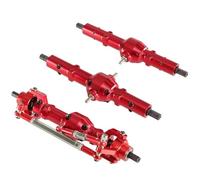 JYYTERD ASSE del Portale RC per WPL B16 B36 per FAYEE 1/16 Accessori per Auto RC A Sei Ruote Motrici, Gruppi Assale Anteriore, Centrale E Posteriore Lega di Alluminio(Red)