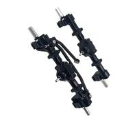 JYYTERD ASSE del Portale RC per WPL C14 C24 C34 B14 B24 Kit di Montaggio Differenziale Anteriore E Posteriore per Auto RC 1/16, Parte Aggiornamento(Black)