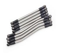 JYYTERD Collegamento Auto RC per Axial per Capra 1.9 per UTB per Unlimited Trail per Buggy Set di Maglie Acciaio per Auto Cingolate RC 1/10 con estremità Asta Plastica