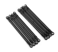 JYYTERD Collegamento Auto RC per Axial per SCX10 90046 per TRX4 Accessori per Auto Cingolate RC 1/10 Set di Collegamento Asta con per Passo 313MM(Black)