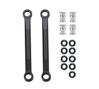 JYYTERD Collegamento Auto RC per Axial per SCX24 1/24 RC Crawler Car Upgrade Accessori 2 Pezzi CNC Alluminio Link per Collegamento Telaio con estremità Asta(Black,45mm)