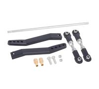 JYYTERD Collegamento Auto RC per Axial RR10 90048 per Vanquish VS4-10 per Phoenix 1/10 RC Crawler Parti di Aggiornamento Barra Stabilizzatrice Antiribaltamento Metallo Set(Black)