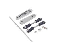 JYYTERD Collegamento Auto RC per Ghost per Wraith per RR10 Parti di Aggiornamento Fai da Te Metallo Barre Antirollio Kit Barra Collegamento Antiribaltamento(Silver)