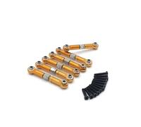 JYYTERD Collegamento Auto RC per HS 18301 18302 18311 18312 18321 18322 1/18 rc Car Upgrade Parts Accessori Collegamenti Regolabili Tirante di Collegamento(Yellow)