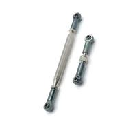 JYYTERD Collegamento Auto RC per MN D90 D99 per MN-90 FJ-45 1/12 rc Car Crawler Servo Linkage Tirante Regolabile Metallo Tenditore(Gray)