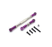 JYYTERD Collegamento Auto RC per WPL C14 C24 B14 B16 B24 B36 per HengLong per FeiYu per JJRC Parti di Auto RC Metallo per L'aggiornamento Dell'asse Anteriore dello Sterzo(Purple)