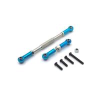 JYYTERD Collegamento Auto RC per WPL C14 C24 B14 B16 B24 B36 per HengLong per FeiYu per JJRC Parti di Auto RC Metallo per L'aggiornamento Dell'asse Anteriore dello Sterzo(Blue)