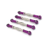 JYYTERD Collegamento Auto RC per WPL C14 C24 B14 B24 per MN D90 D91 D96 99S per HengLong per FeiYu Parti di Auto RC Aggiornamento Tirante Regolabile(Purple)