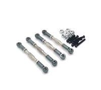 JYYTERD Collegamento Auto RC per WPL C14 C24 B14 B24 per MN D90 D91 D96 99S per HengLong per FeiYu Parti di Auto RC Aggiornamento Tirante Regolabile(Gray)
