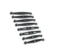 JYYTERD Collegamento Auto RC per ZP1001 1002 1003 1004 1/10 RC per Parti di Aggiornamento per Auto da Arrampicata Collegamenti Trazione Modificati Metallo(Black)