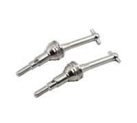 JYYTERD Compatibile con MJX per Hyper Go 14301 14302 14410 1/14 RC Truck Car Upgrade Parts Accessori 2 Pezzi in Metallo CVD Albero Motore Dog Bones Parti RC