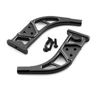 JYYTERD Parti per Auto RC per Arrma 1/7 per Infraction per Limitless per Felony 6S per BLX Diffusore Metallo Supporta Ala Posteriore Telaio di Supporto RC Auto Parti Aggiornamento(Black)