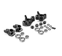 JYYTERD Parti per Auto RC per Arrma 1/8 per Kraton per Notorious per Outcast per BLX 6S V5 Blocchi Sterzo con Snodo Metallo Supporto Mozzo Posteriore Parti di Aggiornamento per Auto RC(Set2)